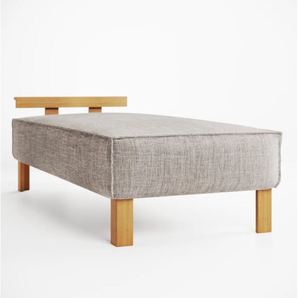 Ліжко односпальне Куусамо Плюс вільха