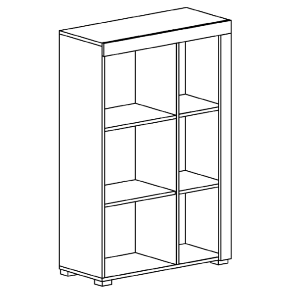 Вітрина мала Teano A/J – сучасна модель для вашої вітальні