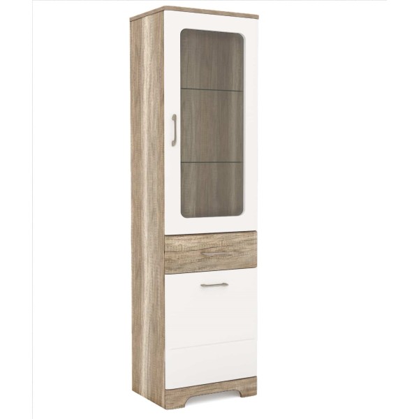 Пенал-вітрина Mulatto A – для сучасного інтер'єру вашої вітальні