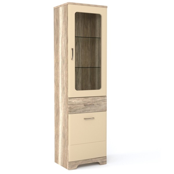 Пенал-вітрина Mulatto A – для сучасного інтер'єру вашої вітальні