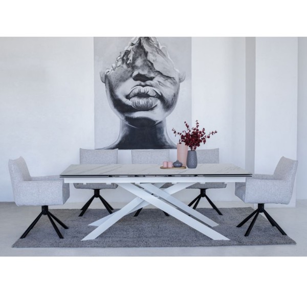 Стіл TML-890 200-300 см – Сучасний розкладний стіл для кухні