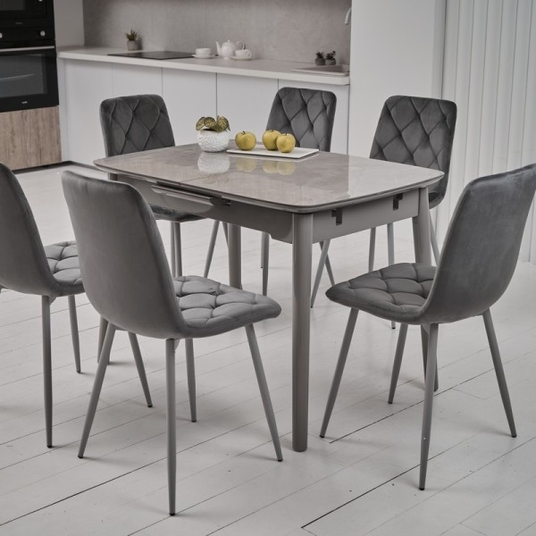 Стіл TM-84 110-140 см: розкладний стіл для сучасного інтер'єру