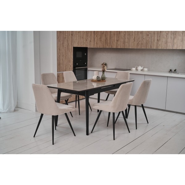 Стіл TM-89 140-180 см: сучасний розкладний стіл для кухні