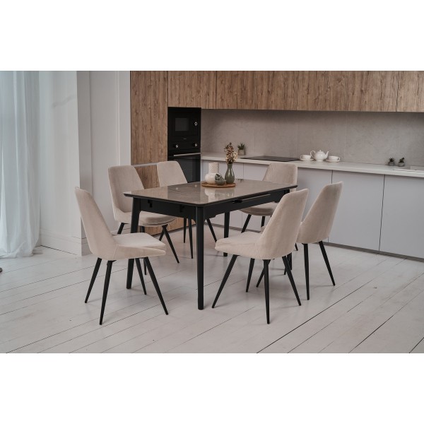 Стіл TM-89 140-180 см: сучасний розкладний стіл для кухні