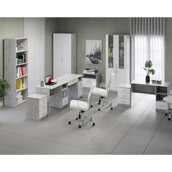 Пенал ОфП №01 – стильний офісний стелаж з ДСП