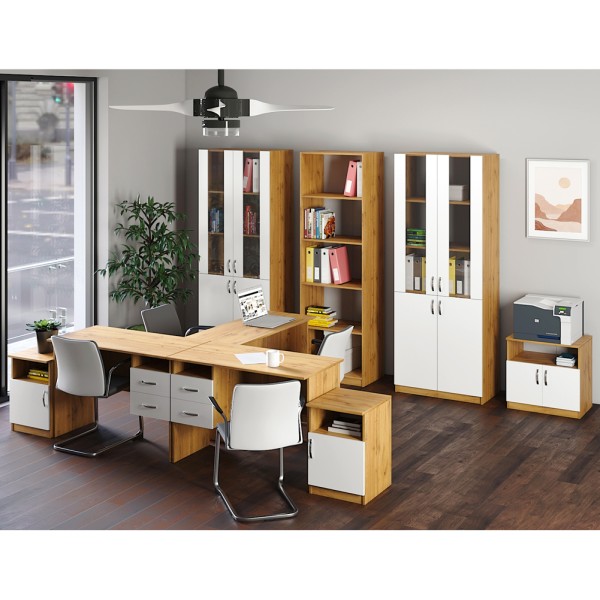 Пенал ОфП №01 – стильний офісний стелаж з ДСП