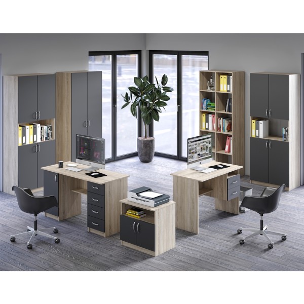 Стіл ОфС № 02 для офісу з висувними ящиками