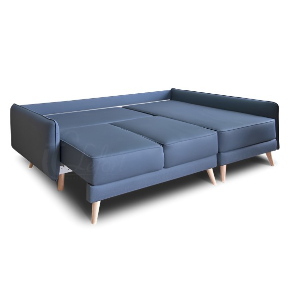 Кутовий розкладний диван Дінаро з єврокнижкою та пружинним блоком