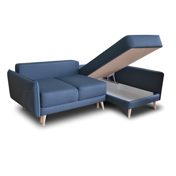 Кутовий розкладний диван Дінаро з єврокнижкою та пружинним блоком