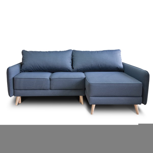 Кутовий розкладний диван Дінаро з єврокнижкою та пружинним блоком