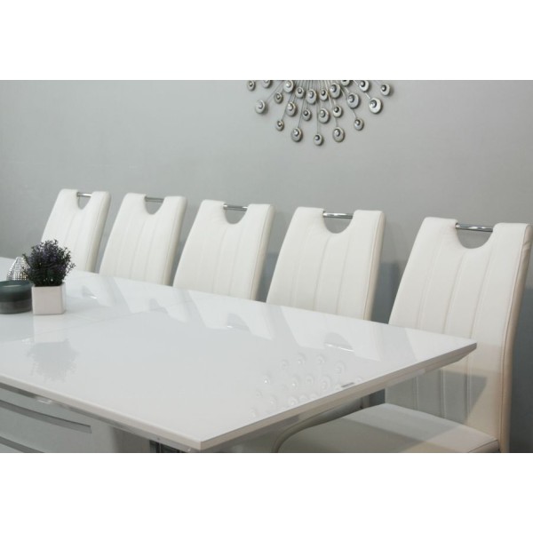 Стіл Alaska DT-502 WHITE: сучасний розкладний стіл для вашої кухні