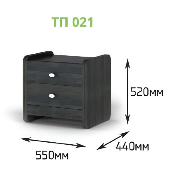 Тумба приліжкова ТП 021 – класичний стиль для вашої спальні