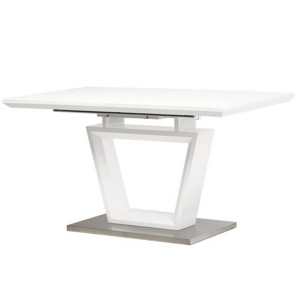 Стіл TMM-51 – розкладний кухонний стіл із скла та МДФ