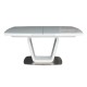 Стіл Belardo DT9923 Grey/White Gloss - сучасний розкладний стіл для вашої кухні