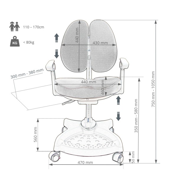 Дитяче крісло Leone — для комфорту вашої дитини