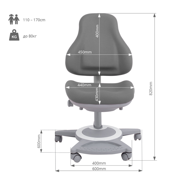 Дитяче крісло Bravo - найкращий вибір для вашої дитини