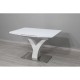 Стіл Maryland T-7294 White glass gloss 140-180 для кухні