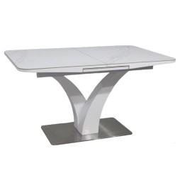 Стіл Maryland T-7294 White Gloss ceramic HY03 140-180