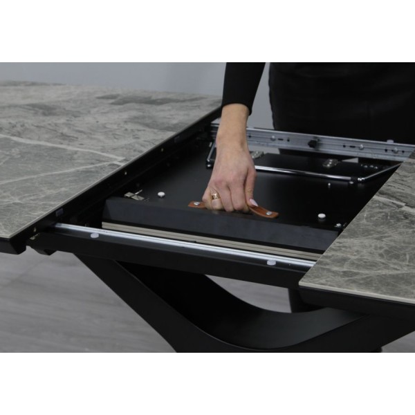 Стіл Utah T-7083 gloss ceramic C20 140-180: стильний розкладний стіл для вашої кухні