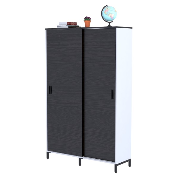 Шафа офісна розсувна LS-1200-1900 в стилі лофт для вашого офісу