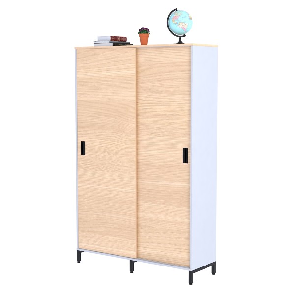 Шафа офісна розсувна LS-1200-1900 в стилі лофт для вашого офісу