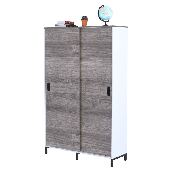 Шафа офісна розсувна LS-1200-1900 в стилі лофт для вашого офісу