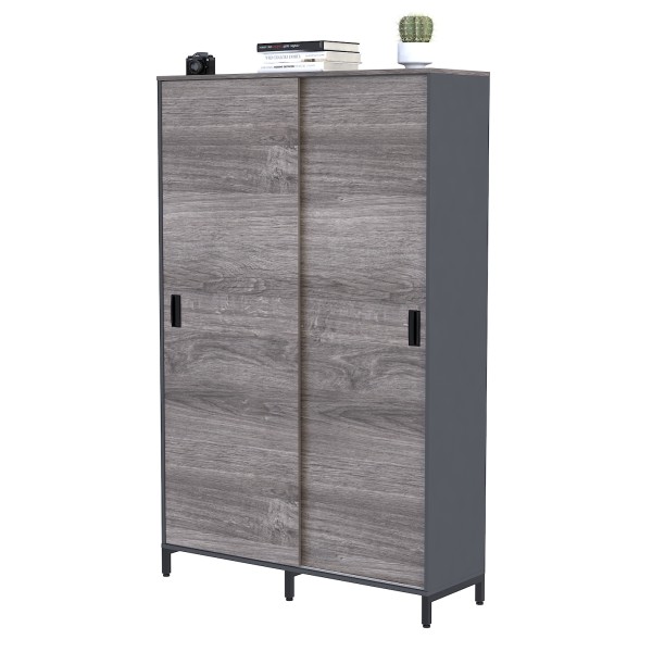 Шафа офісна розсувна LS-1200-1900 в стилі лофт для вашого офісу