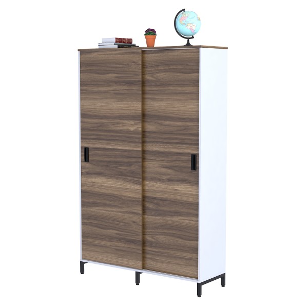 Шафа офісна розсувна LS-1200-1900 в стилі лофт для вашого офісу