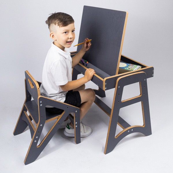 Стіл зі стільцем Зірковий супутник для дітей від 3 до 6 років
