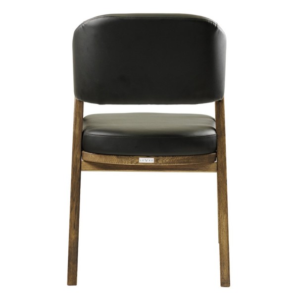 Крісло Otis темний дуб для дому та кафе