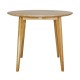 Стіл Otis – сучасний круглий стіл з масиву дуба