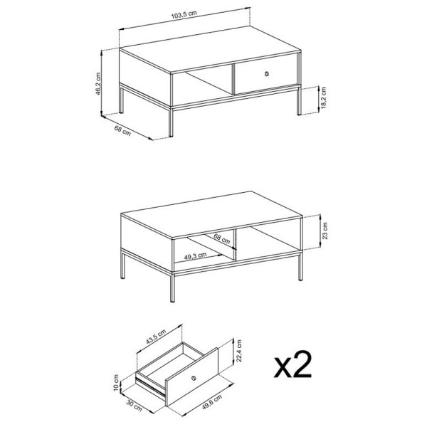 Журнальний стіл Mono ML104 – стиль і комфорт для вашої вітальні
