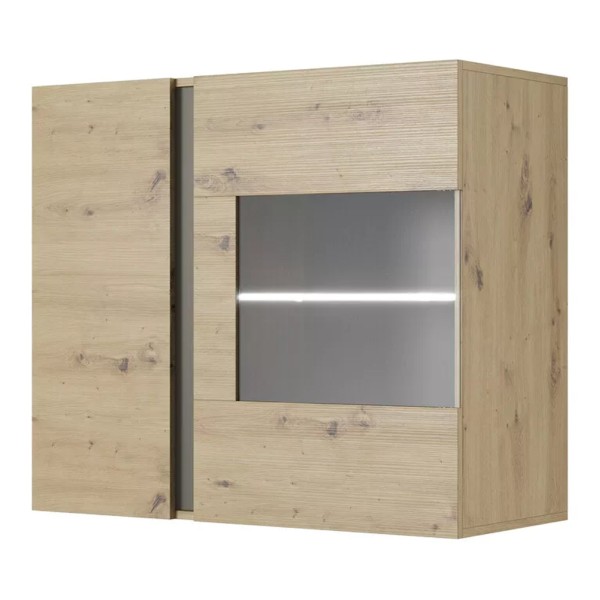 Вітрина навісна Marco 2D1W/96 з підсвічуванням для вашої вітальні