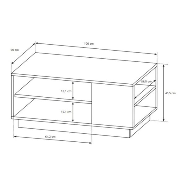 Стіл журнальний Marco 100 – сучасний мінімалізм для вашого дому