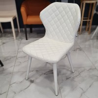 Стілець кухонний біла екошкіра
