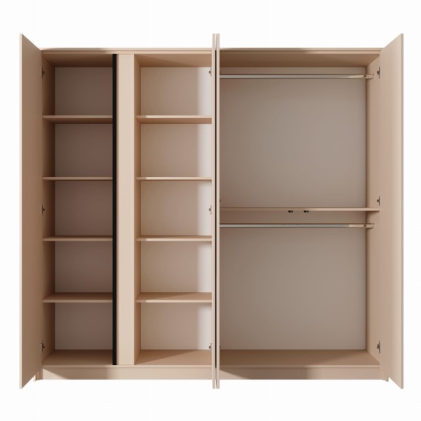 Шафа Fast 4D/220 для спальні з дзеркалом та підсвічуванням