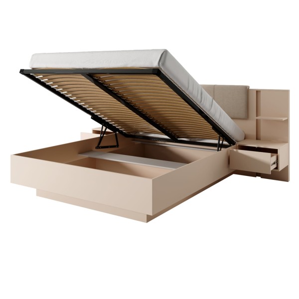 Ліжко Fast 160 з тумбами – сучасний стиль та комфорт