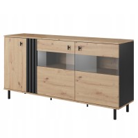 Комод з вітриною Kadis 3D2W/165