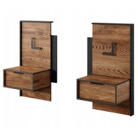 Тумби приліжкові Hilton 1S/49 з LED-підсвічуванням