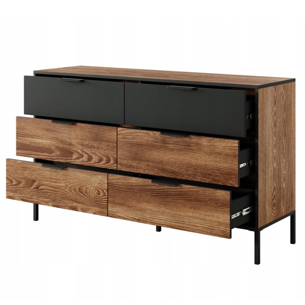 Комод Hilton 6S/138 — ідеальне поєднання стилю та функціональності