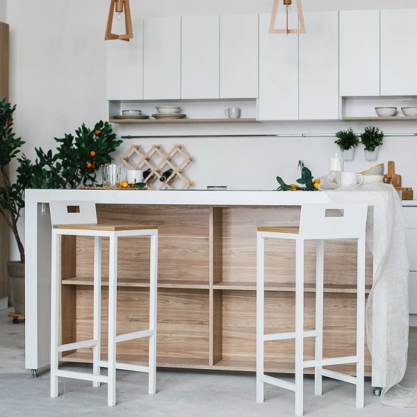 Барний стілець Drom: стілець в стилі лофт для кухні та кафе