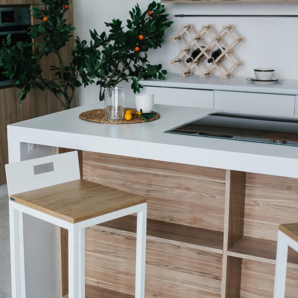 Барний стілець Drom: стілець в стилі лофт для кухні та кафе