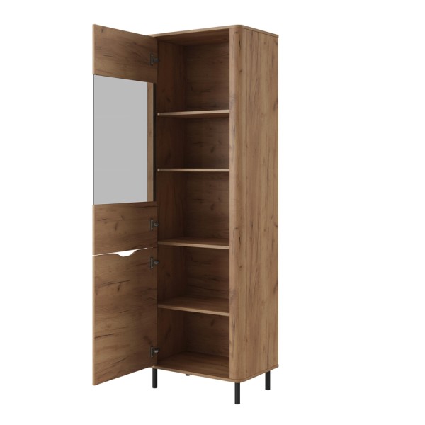 Вітрина висока Fanti 2D1W/63 - стильна та сучасна меблі для вашого дому