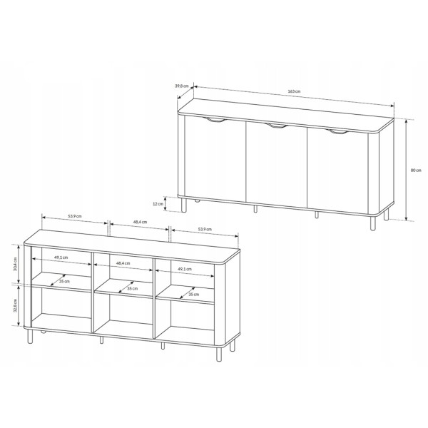 Комод Fanti 3D/163: Меблі для вашого інтер'єру
