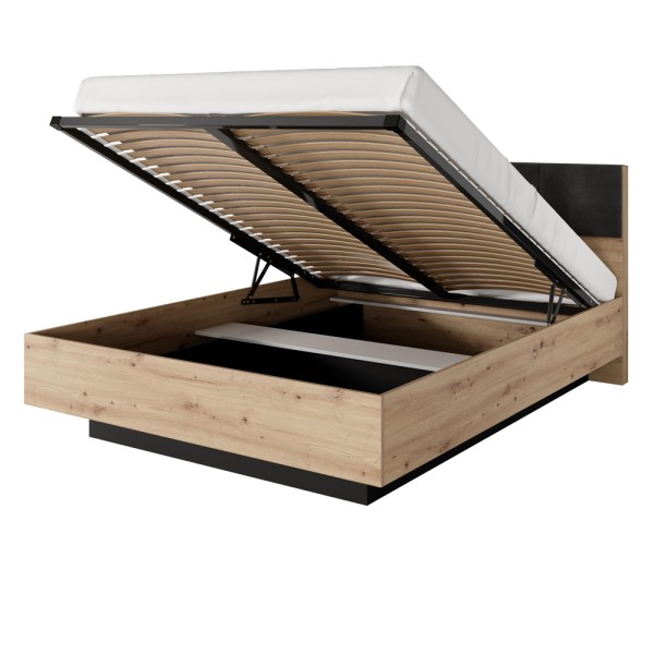 Ліжко Italy 160 з підйомним механізмом і м'яким узголів'ям