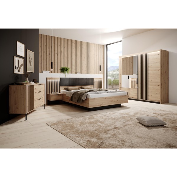 Ліжко Italy 160 з підйомним механізмом і м'яким узголів'ям