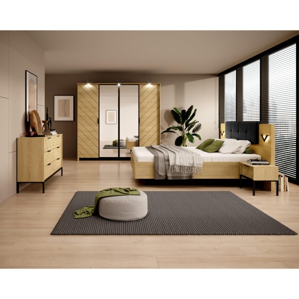 Шафа Vero 4D/220 — Стиль та комфорт для вашої спальні