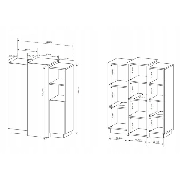 Комод Cube 3D/110 – сучасний стиль для вашого інтер'єру