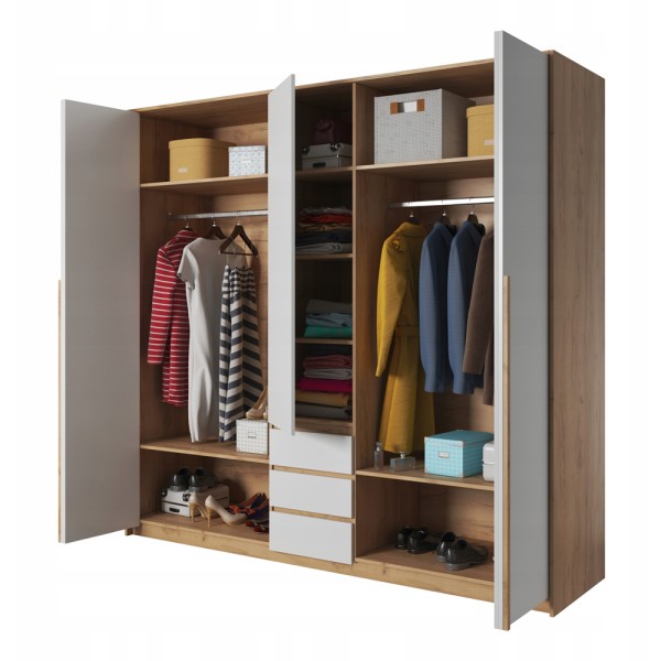 Шафа Helo 5D3S/230 – Сучасний стиль та зручність для вашої спальні