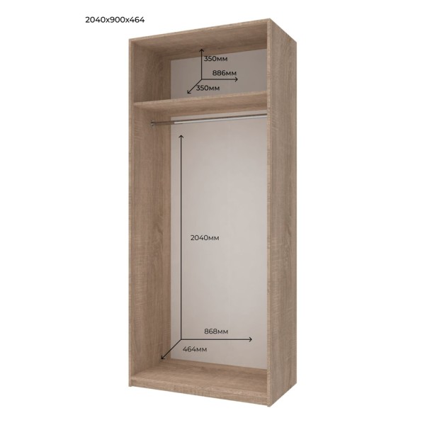 Шафа для одягу Promo 2 – стильне рішення для вашої спальні